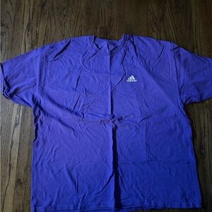 Adidas Men's Short Sleeve Tee in Vibrant Purple